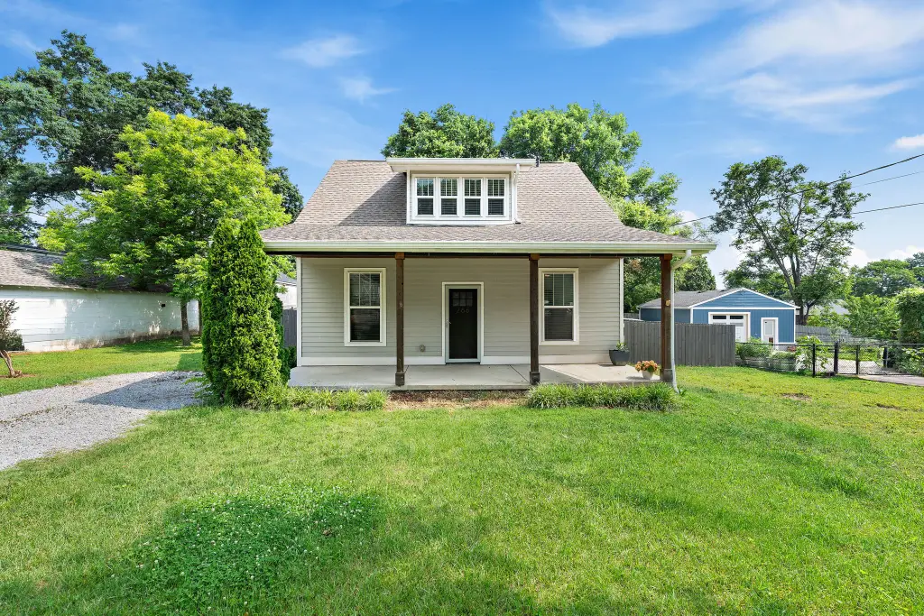 Bungalow-Style 3-Bedroom Home with Front Porch and an Attic (1,589 Sq. Ft. Floor Plan)