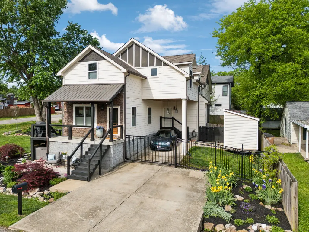 Craftsman-Style 3-Bedroom Home for a Corner Lot with Front Porch and Covered Carport (1,906 Sq. Ft. Floor Plan)