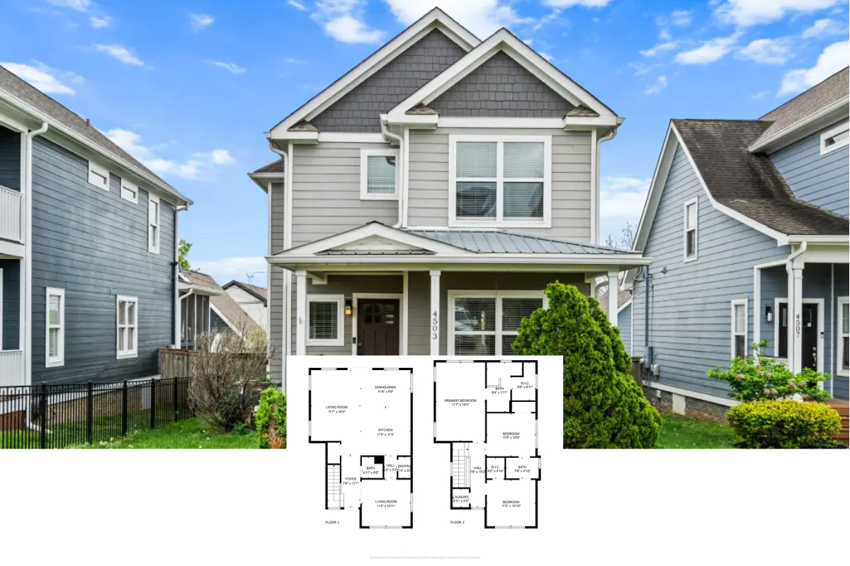3-Bedroom Traditional-Style Home with Open Floor Plan and Jack-and-Jill Bathroom (1,615 Sq. Ft. Floor Plan)