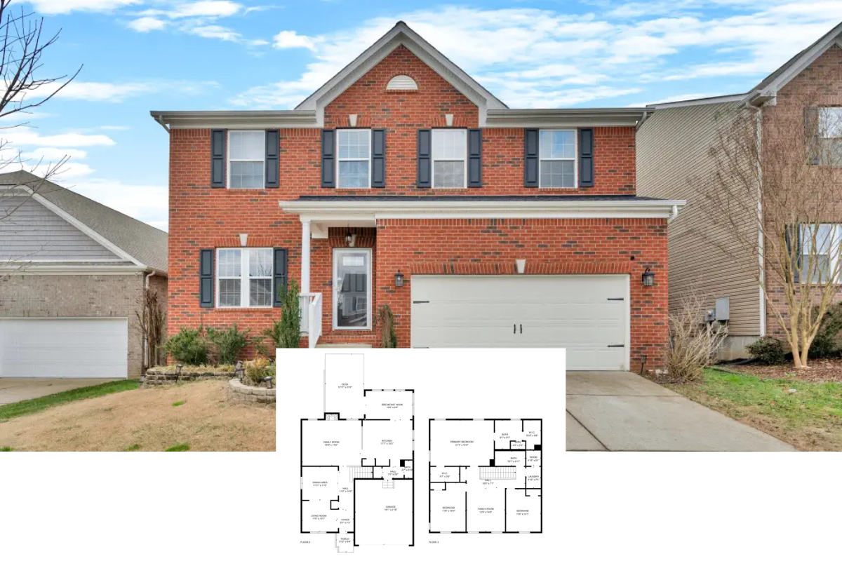Traditional 3-Bedroom Colonial Home with Open Floor Plan and Bonus Room (2,729 Sq. Ft. Floor Plan)