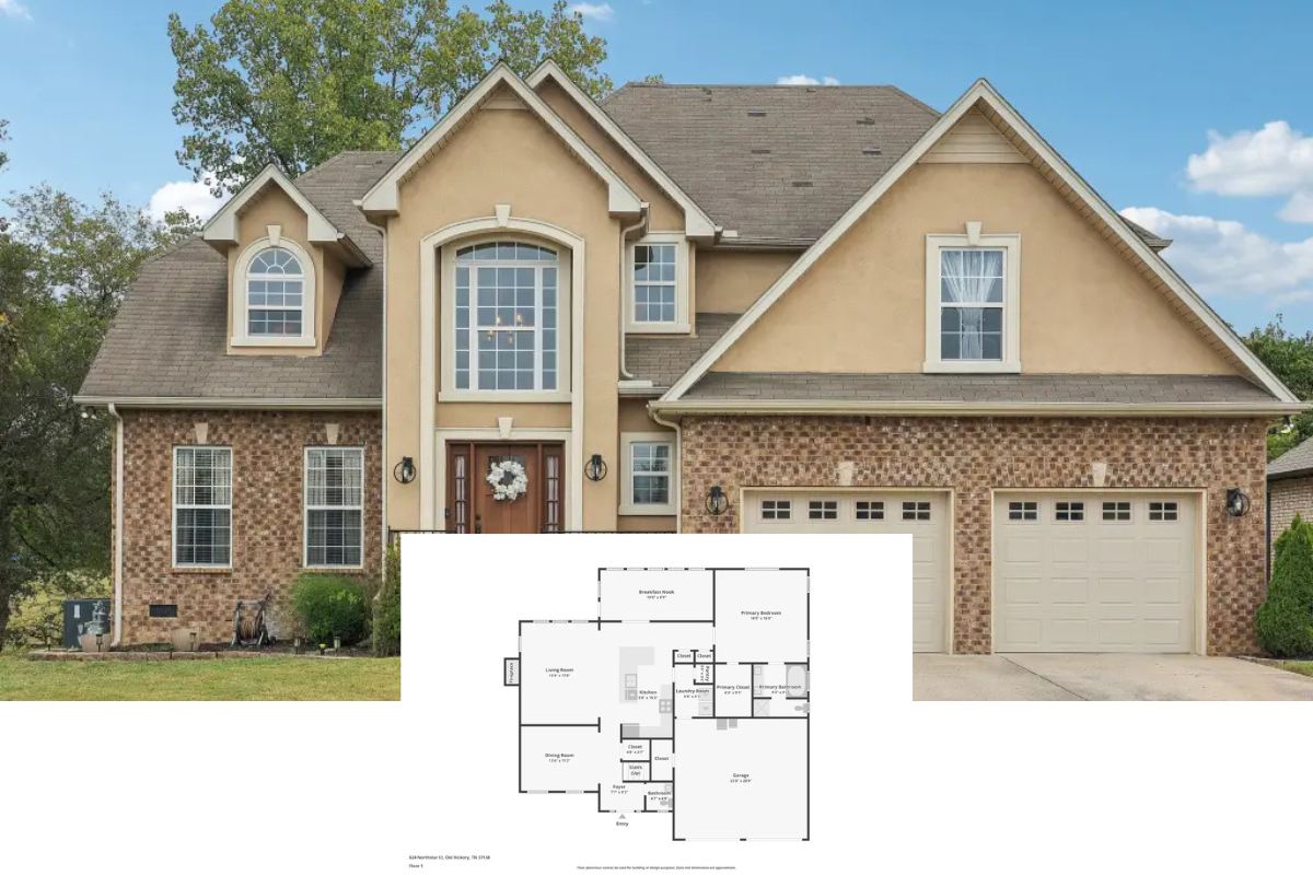Traditional-Style 4-Bedroom Home with Open Floor Plan and Loft (2,742 Sq. Ft. Floor Plan)
