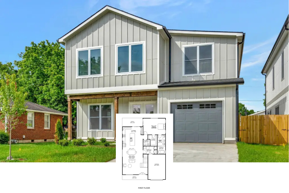 Modern Farmhouse 4-Bedroom Home with Open-Concept Layout and Front Porch (2,748 Sq. Ft. Floor Plan)