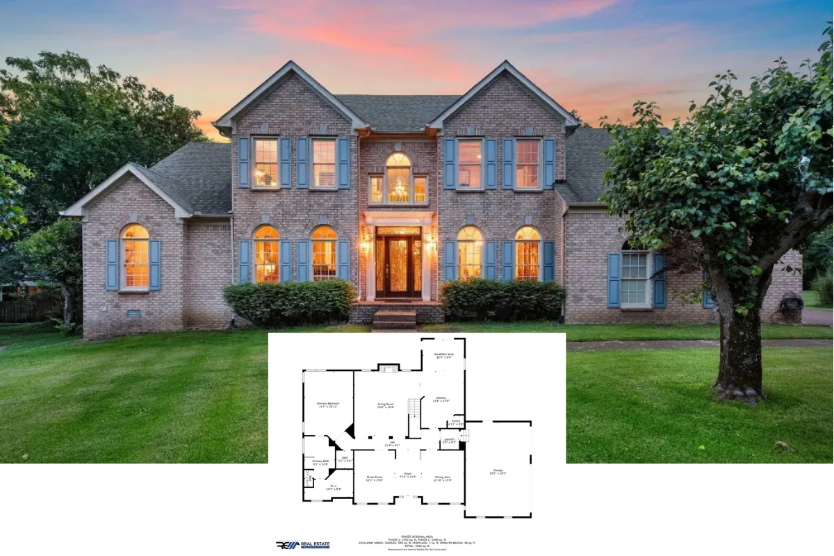 Traditional-Style 4-Bedroom Home with Open-Concept Floor Plan and 3-Car Side-Entry Garage (3,363 Sq. Ft. Floor Plan)