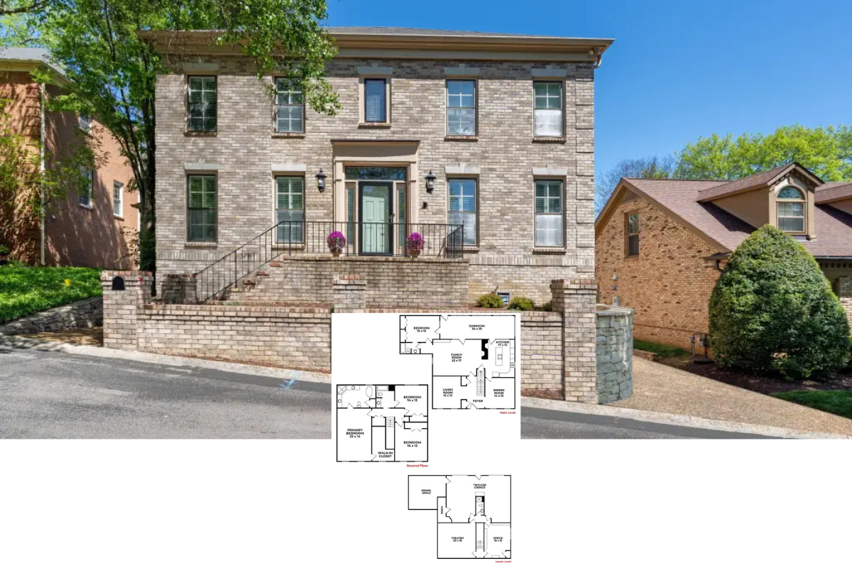 Traditional-Style 4-Bedroom Home with Front Porch and 2-Car Rear-Entry Garage (4,087 Sq. Ft. Floor Plan)