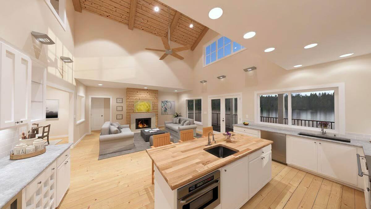 Living Room and Kitchen