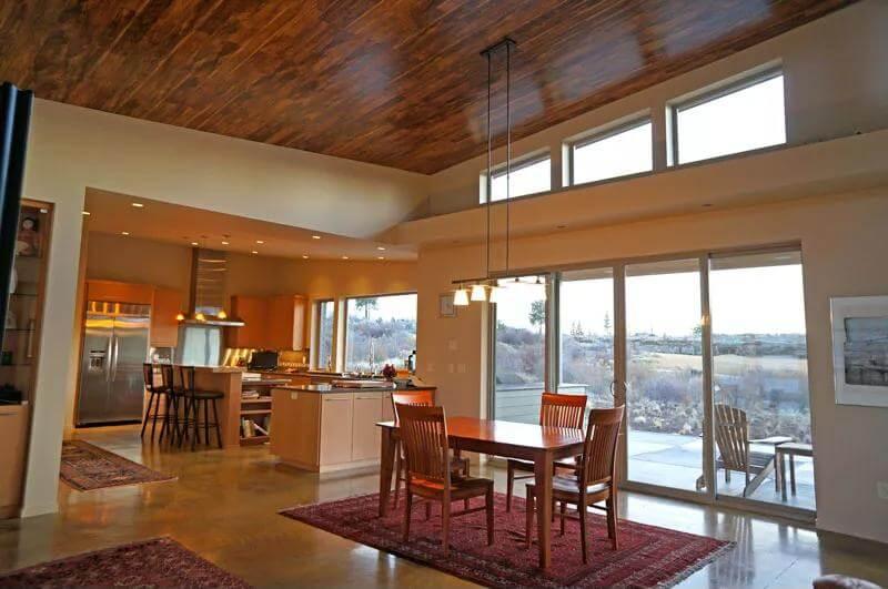 Appreciate the Open Living Space with Dramatic Ceiling and Expansive Views