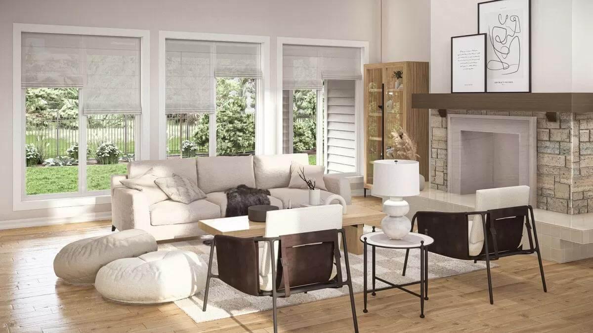 Check Out the Natural Light Pouring Through These Expansive Windows