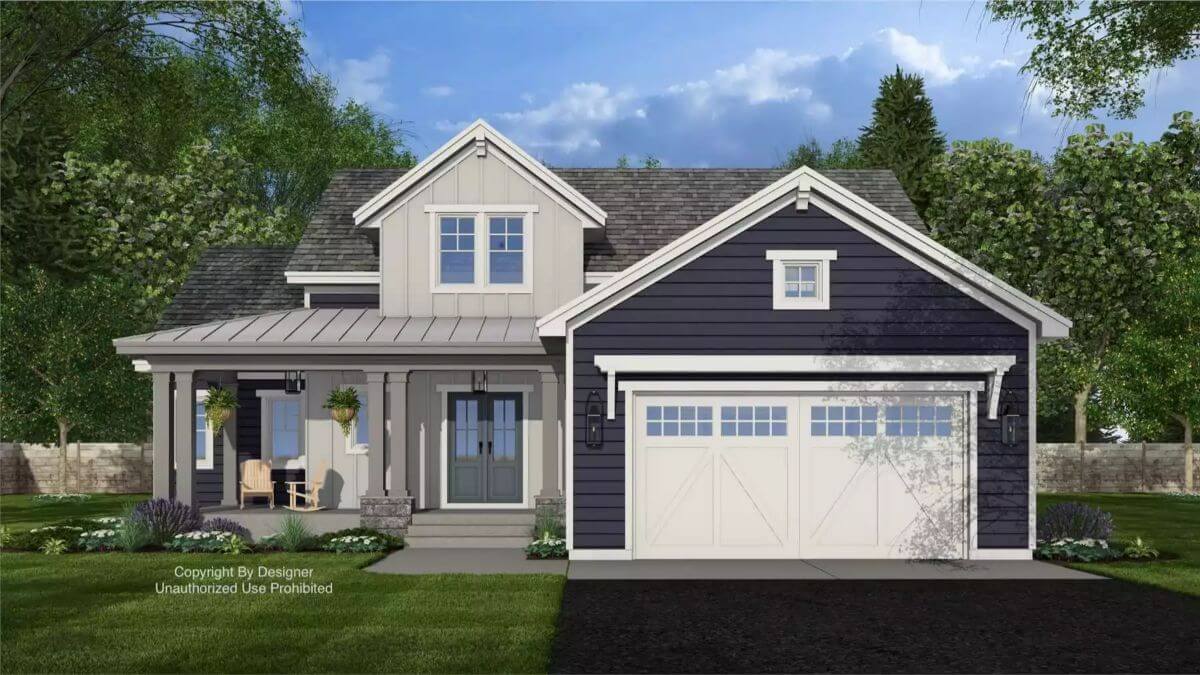Haiden Valley 4-Bedroom Farmhouse with Loft and Open-Concept Living (Floor Plan)