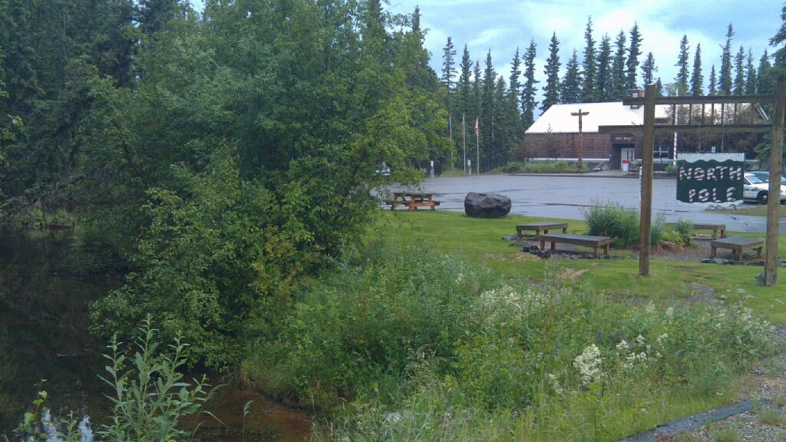North Pole Town Image