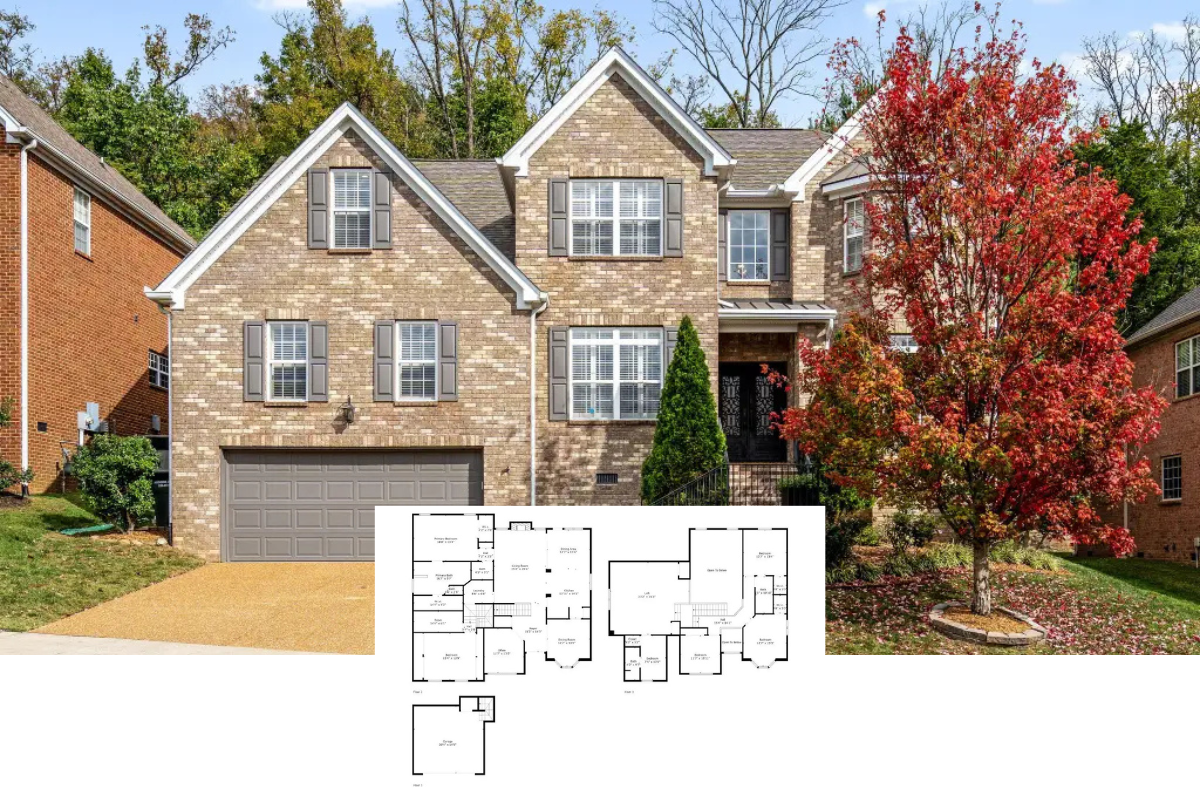 Traditional-Style 5-Bedroom Home with Open Floor Plan and Loft (3,985 Sq. Ft. Floor Plan)