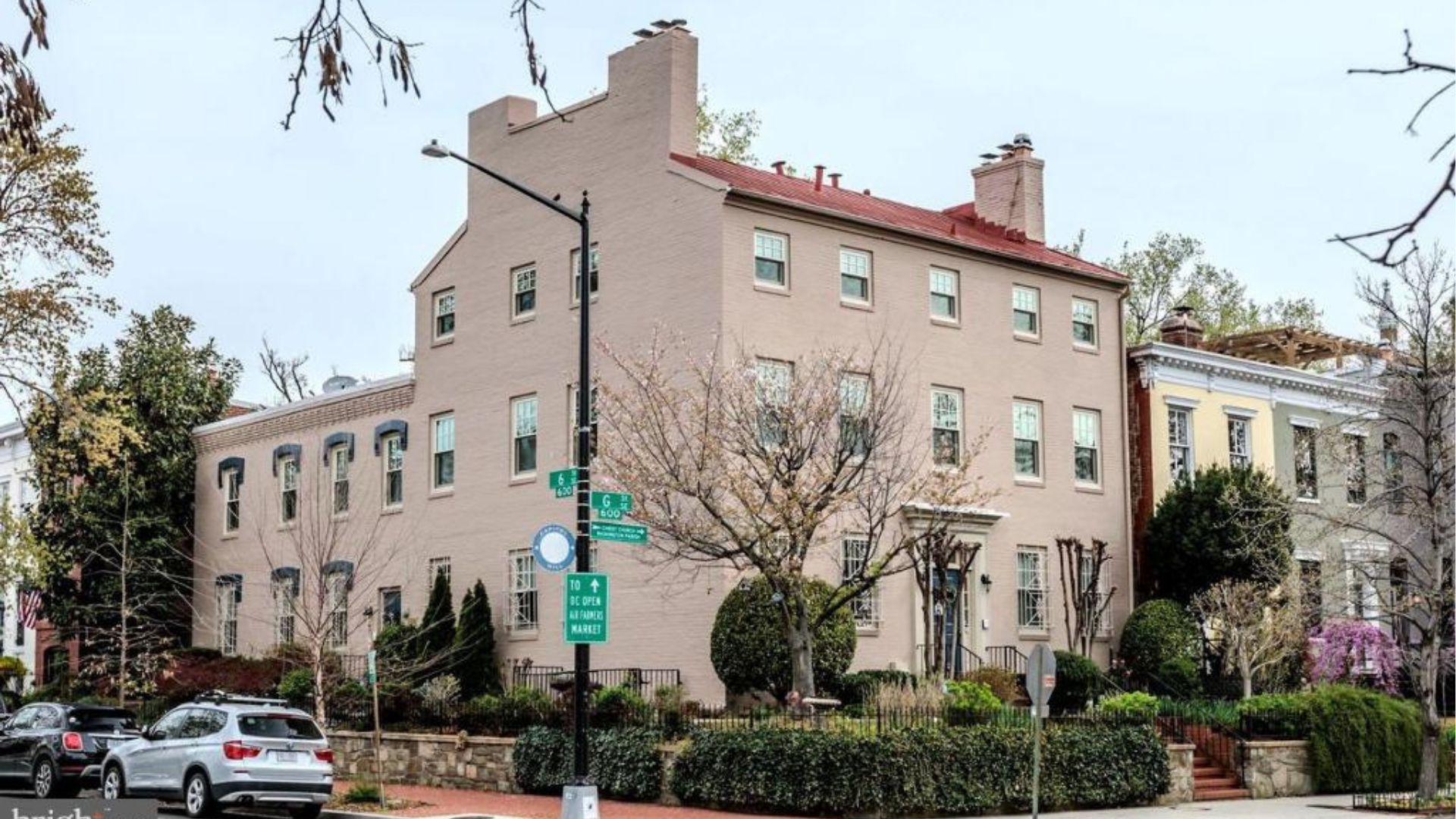Explore this 6,104 Sq. Ft. Historic Capitol Hill Mansion in Washington, DC, Featuring Attached Two-Level Annex and Private Garden Courtyard