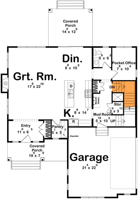 Basement Stairs Location