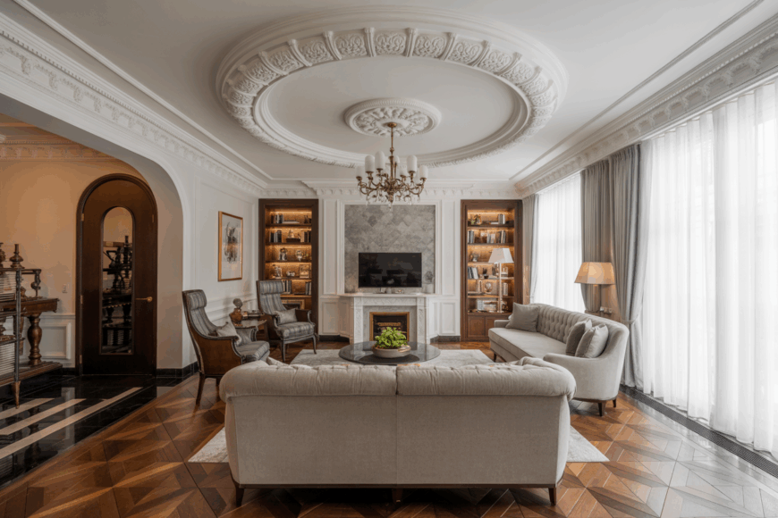 Designers Agree these 30 Ceiling Features Turn Basic Rooms into Deep ...