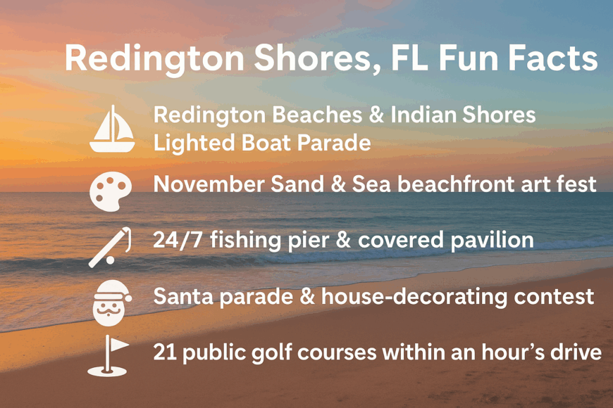 redington shores fun facts