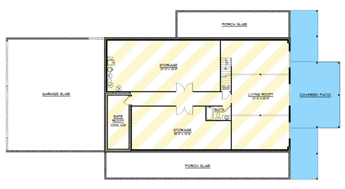Lower Level Floor Plan