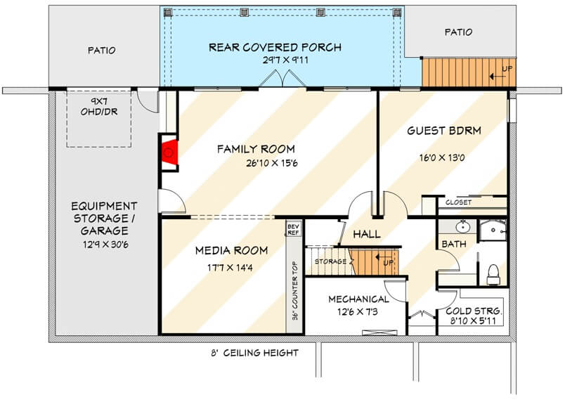 Lower Level Floor Plan