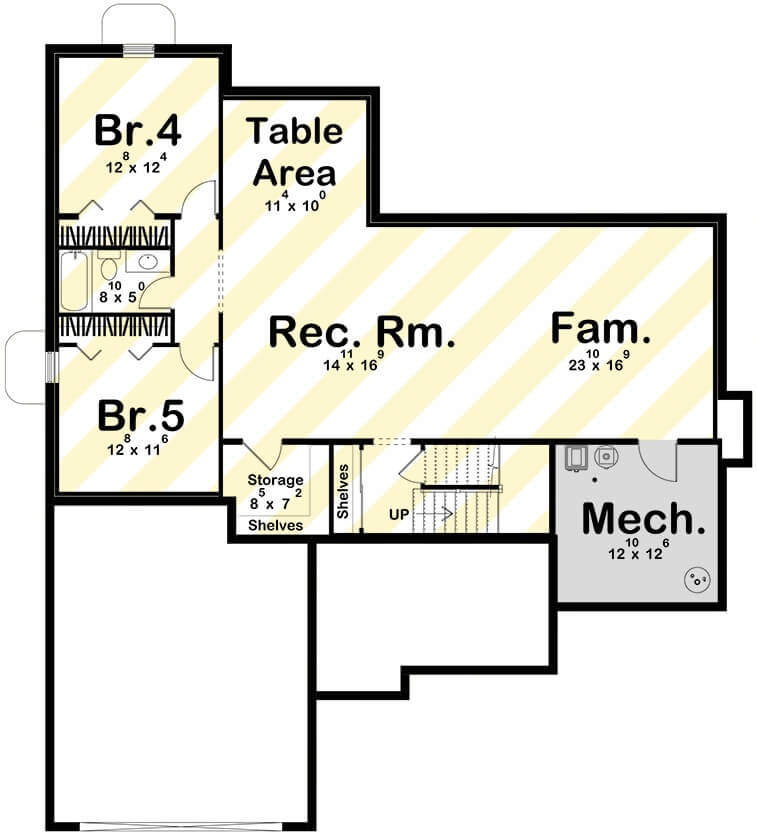 Lower Level Floor Plan