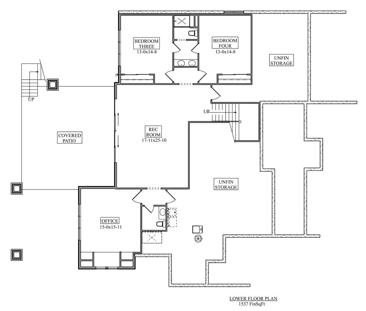 Lower Level Floor Plan