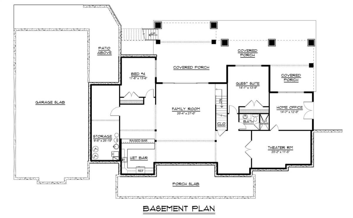 Lower Level Floor Plan