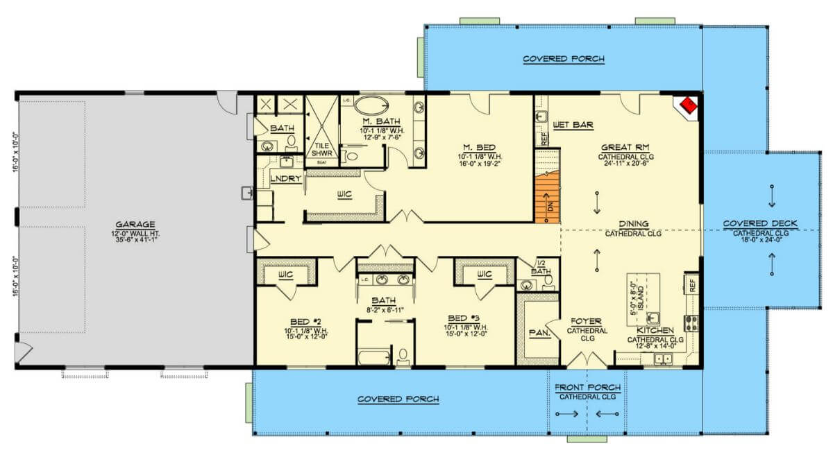 Main Level Floor Plan