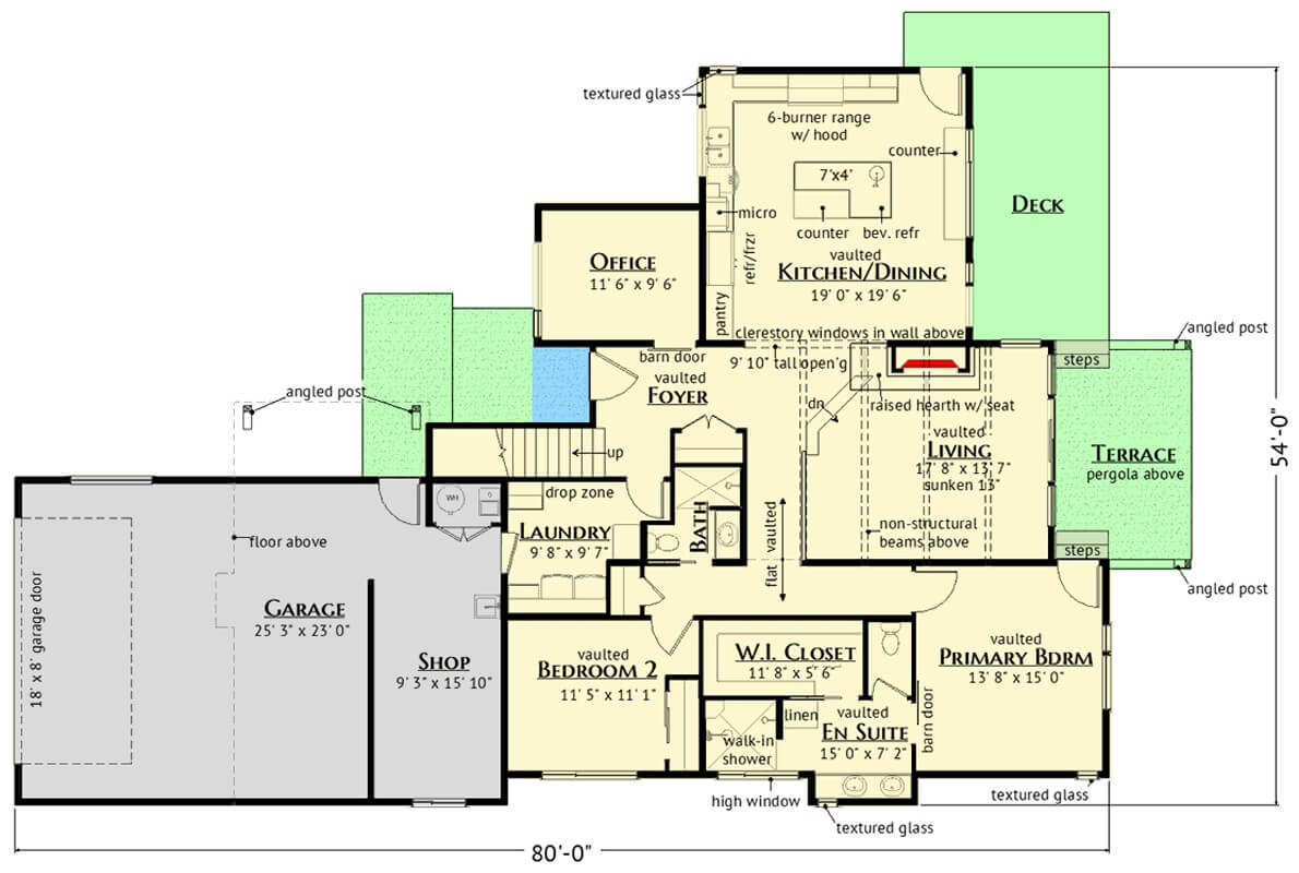 Main Level Floor Plan