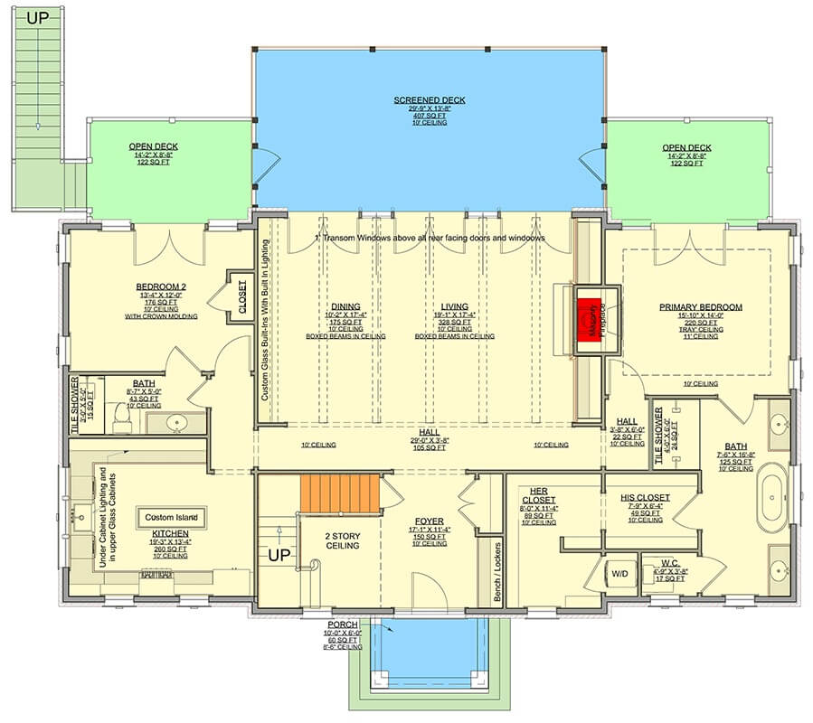 Main Level Floor Plan