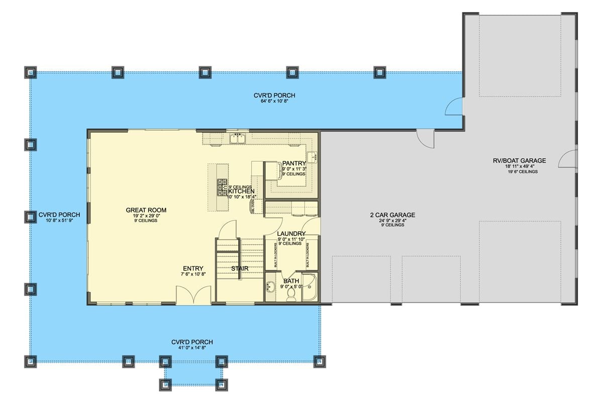 Main Level Floor Plan