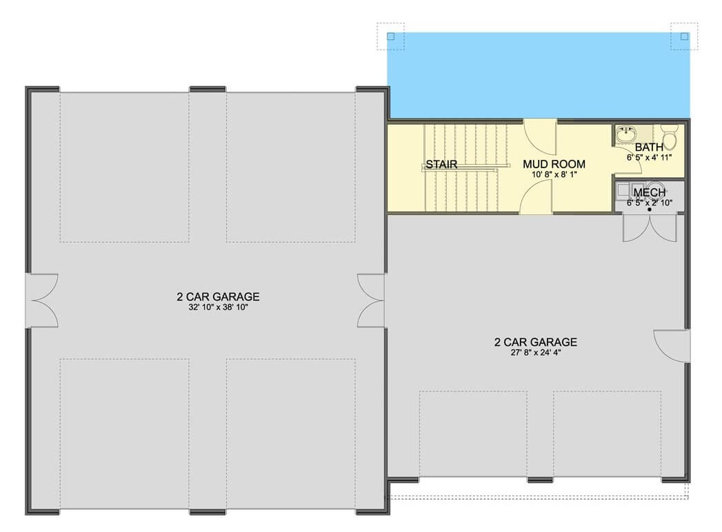 Main Level Floor Plan