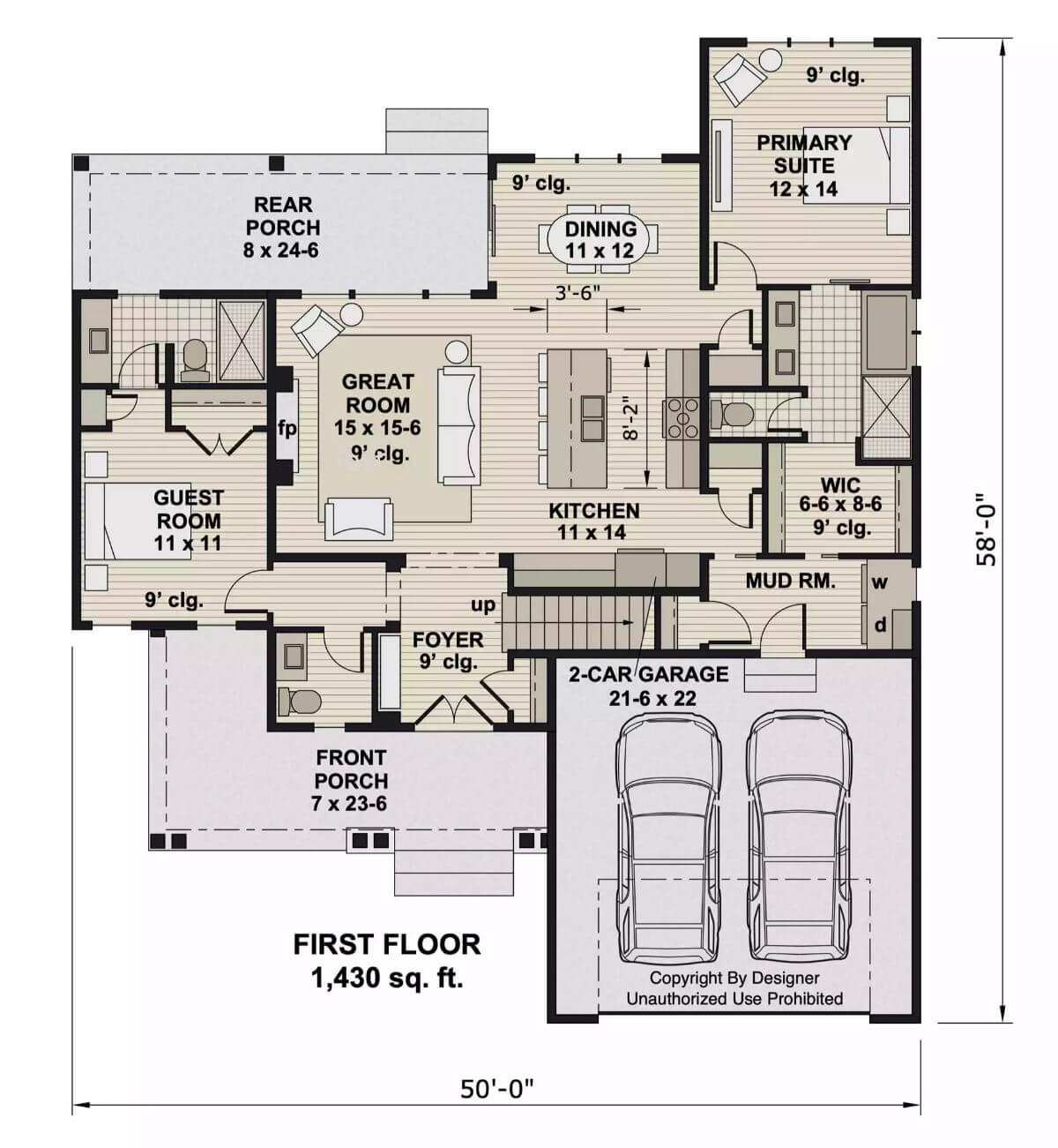 Main Level Floor Plan