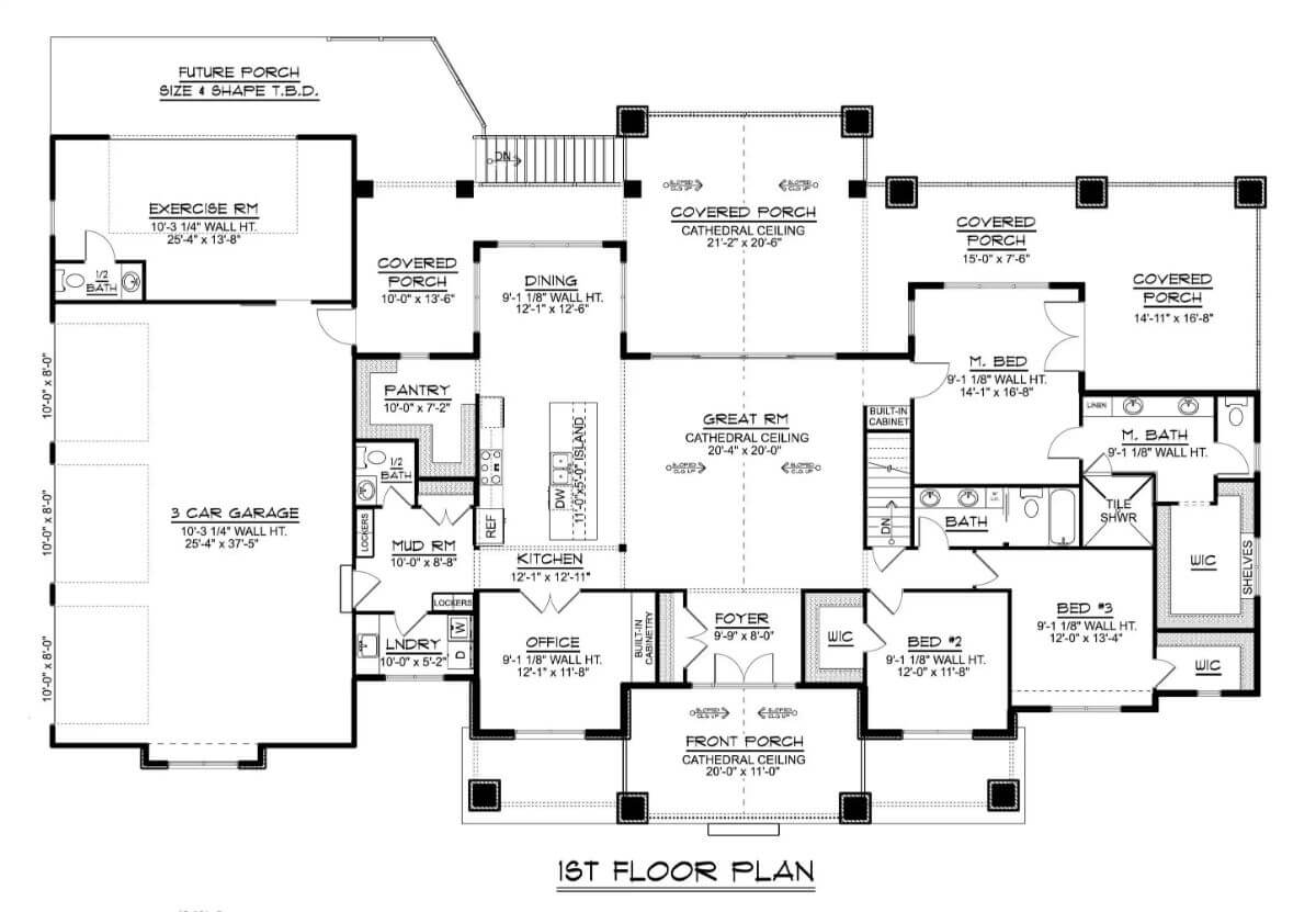 Main Level Floor Plan