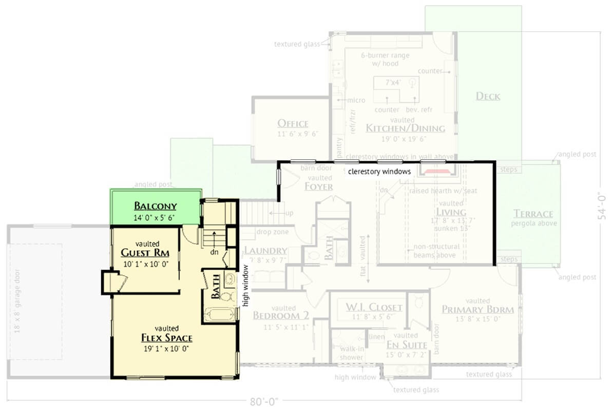Second Level Floor Plan