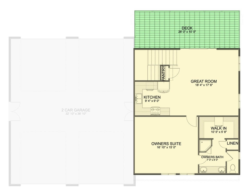 Second Level Floor Plan
