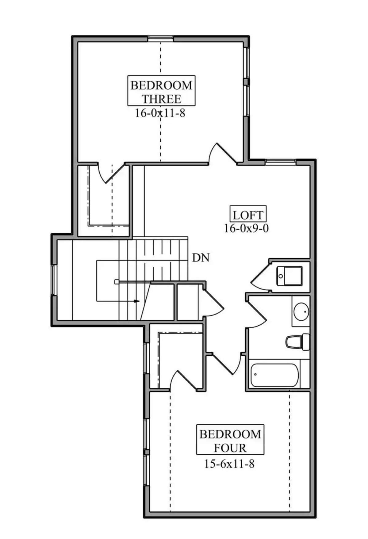 Second Level Floor Plan