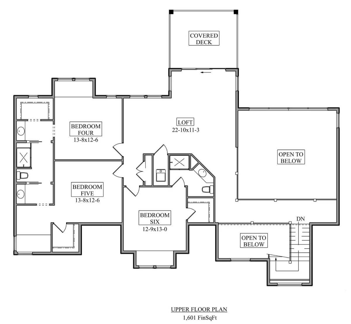 Second Level Floor Plan