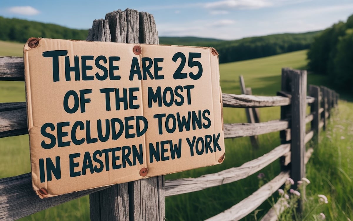These are 25 of the Most Secluded Towns in Eastern New York
