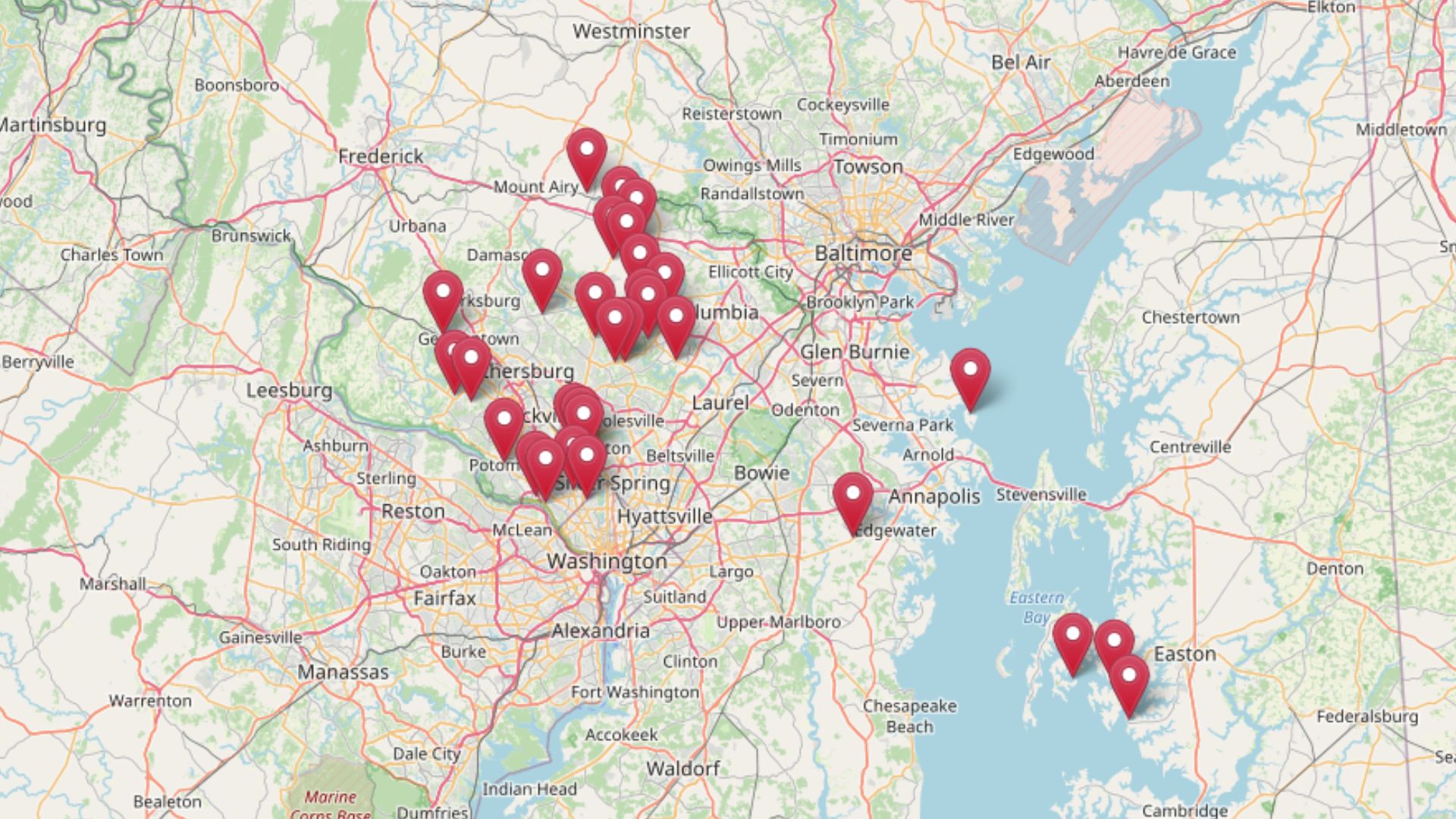 These Are the 30 Most Expensive Towns in Maryland by Home Value in 2025 (August 2025)