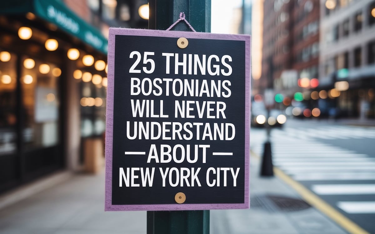 25 Things Bostonians Will Never Understand About New York City