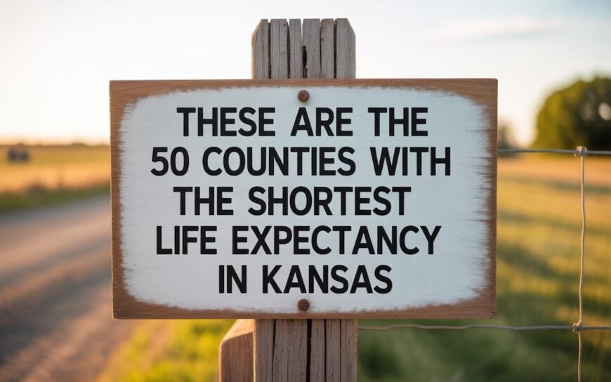 Current image: These are the 50 Counties with the Shortest Life Expectancy in Kansas