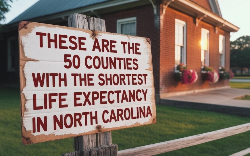 Current image: These are the 50 Counties with the Shortest Life Expectancy in North Carolina