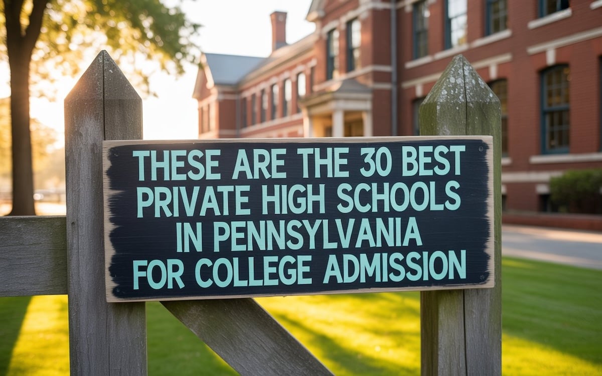 These are the 30 Best Private High Schools in Pennsylvania for College Admission