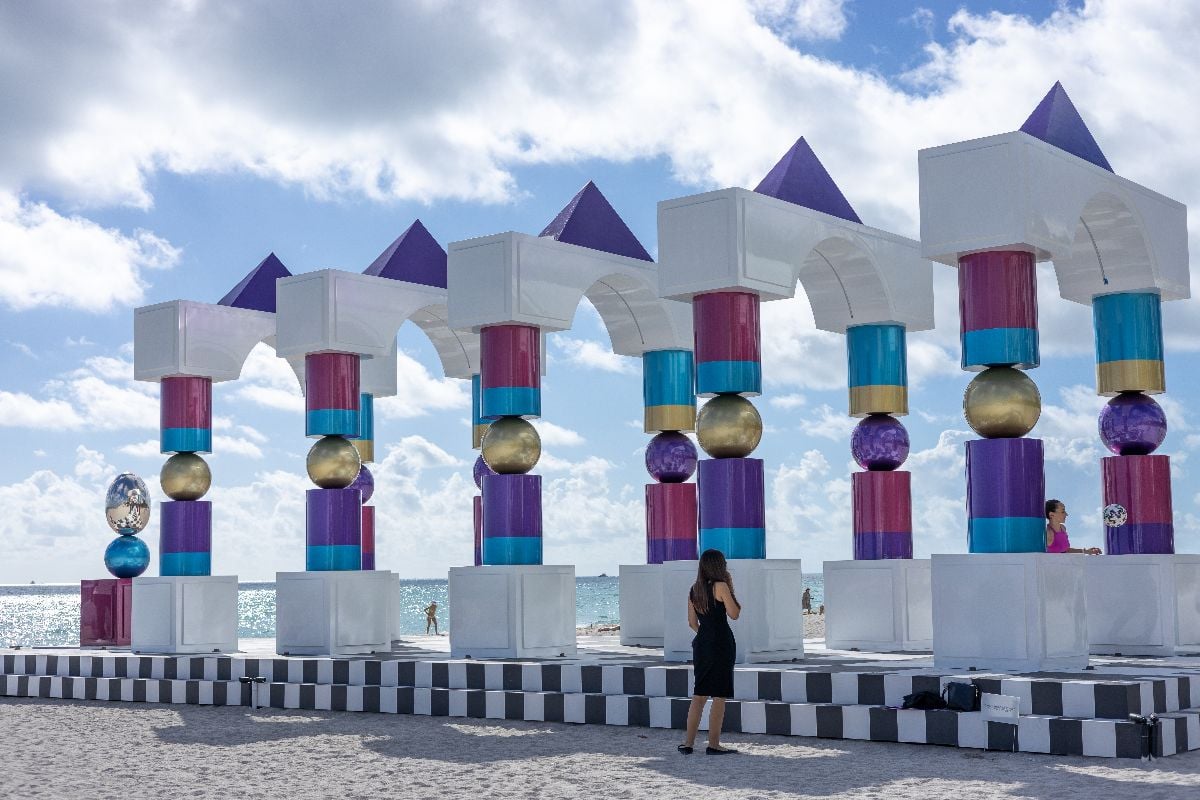 Hall Of Visions art installation by Pilar Zeta during Art Basel.