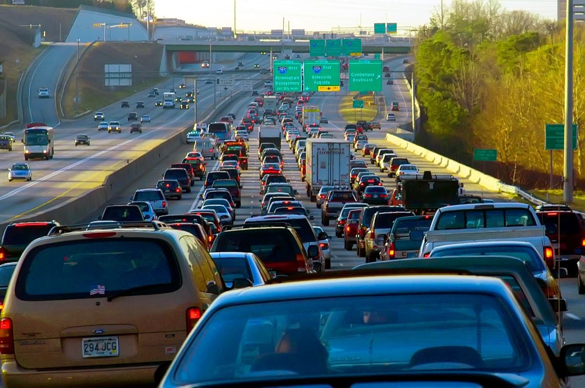 Atlanta traffic jam