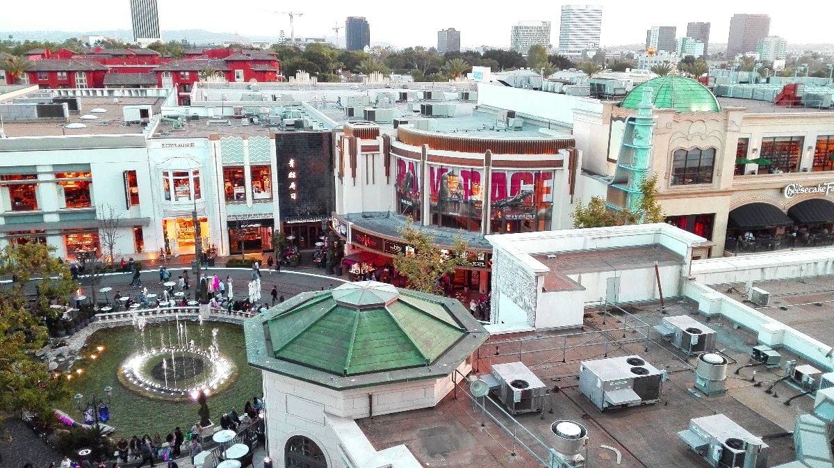 The Grove at Farmers Market, retail and entertainment complex in Los Angeles.