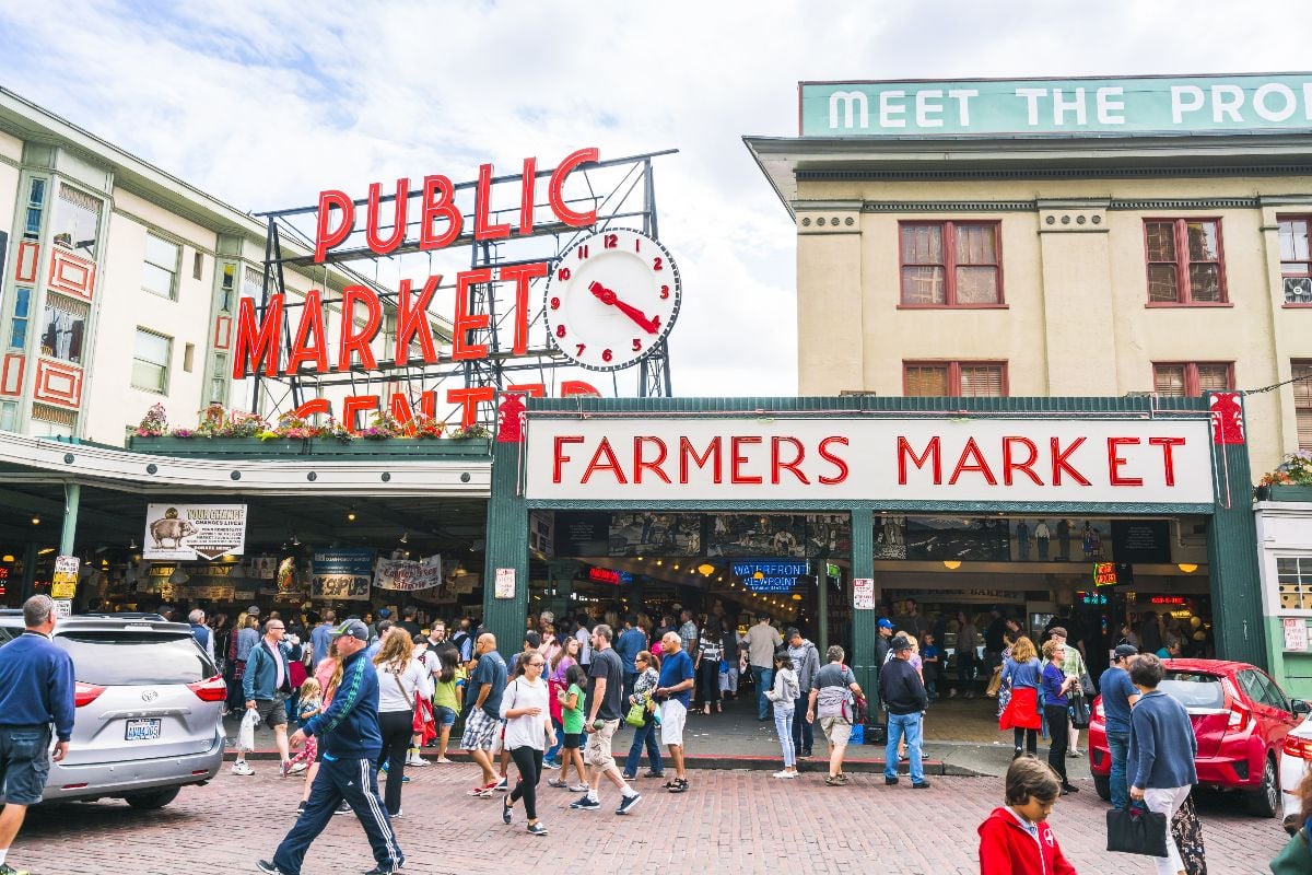 Farmer's Market in Seattle, Washington.