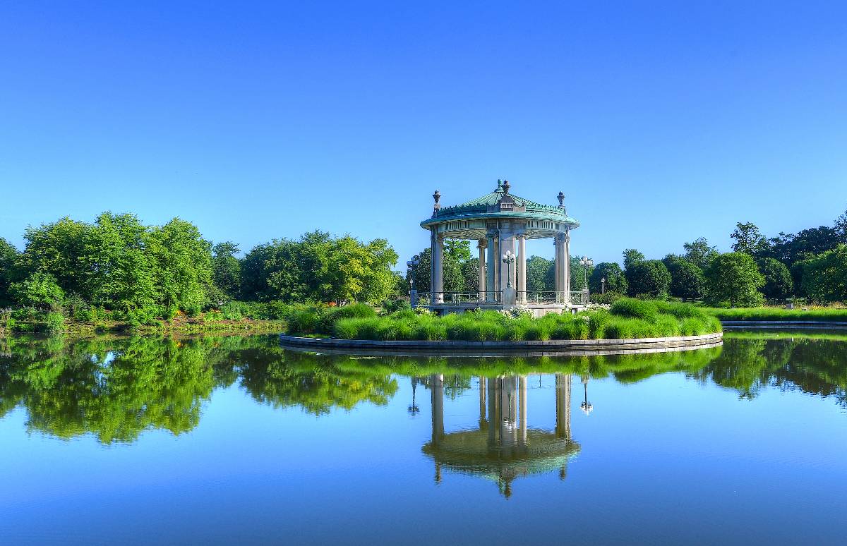The Forest Park bandstand in St. Louis, Missouri.