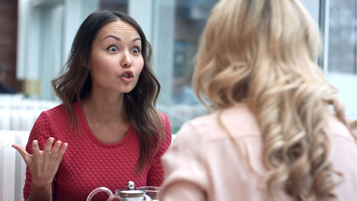 Friends debating where to eat.