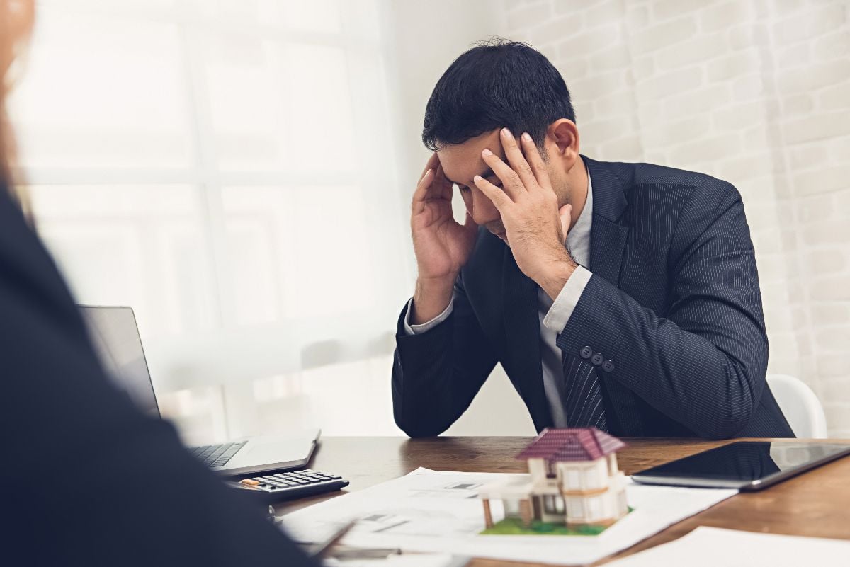 Real estate investor getting frustrated with finances.