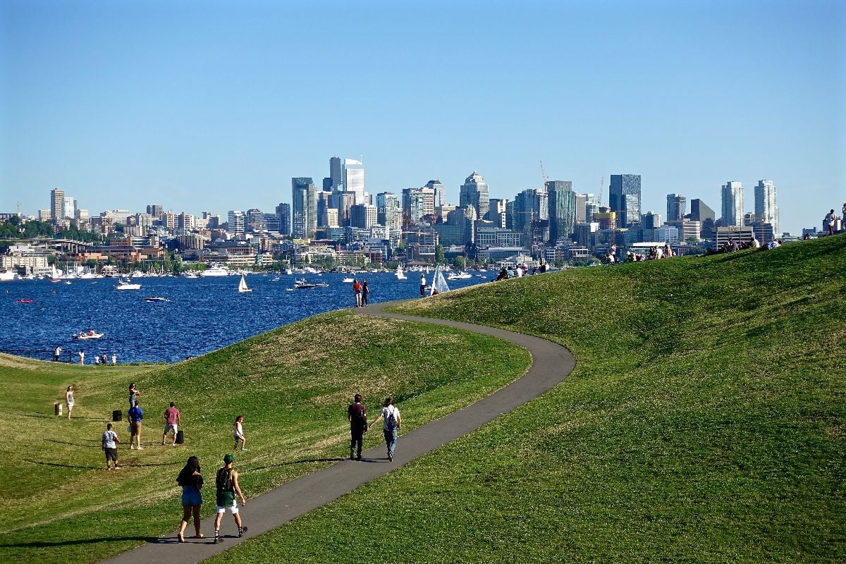 Gas Works Park in Seattle, Washington.