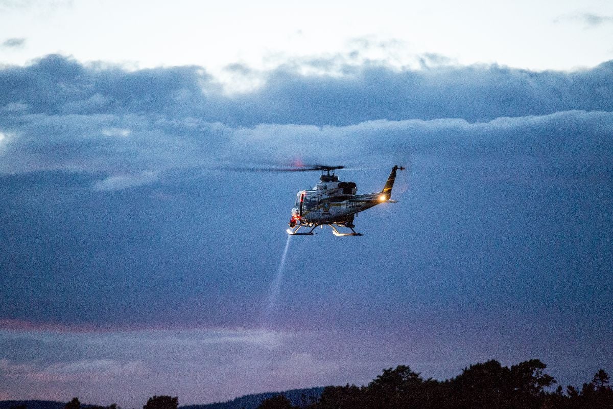 Helicopter search and rescue