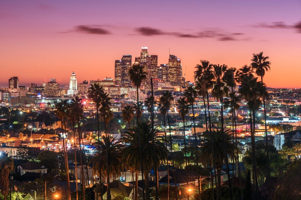 Los Angeles downtown skyline